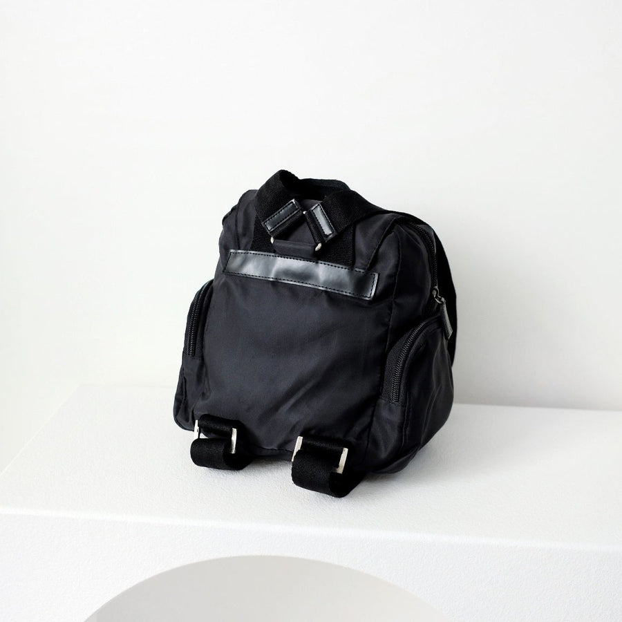 Prada drawstring tessuto black  backpack