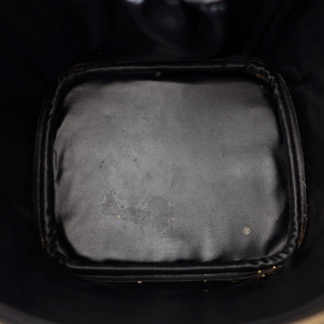 Chanel vintage coco sheepskin wash bag