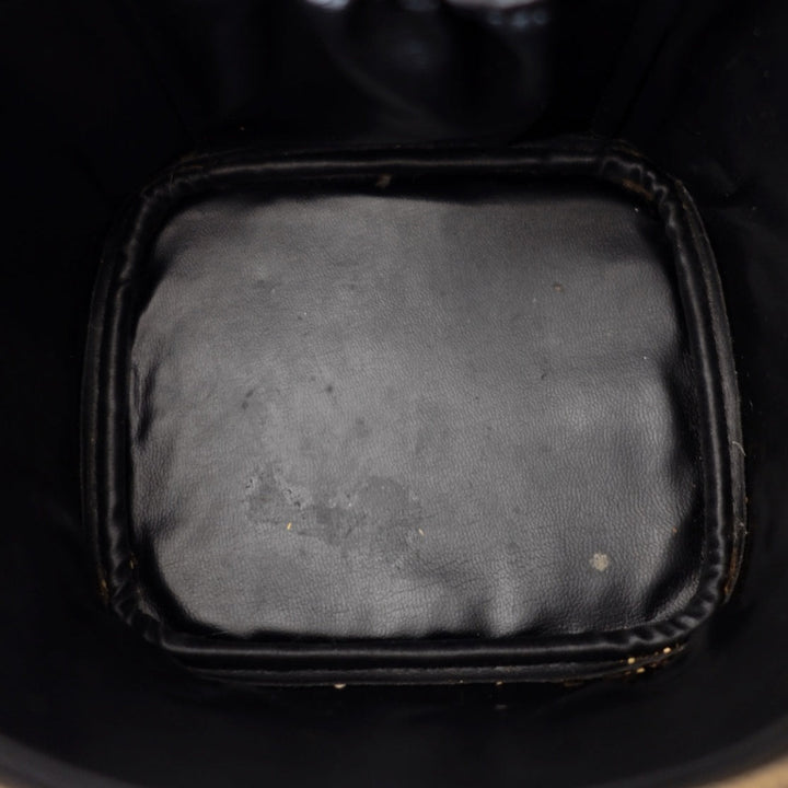 Chanel vintage coco sheepskin wash bag