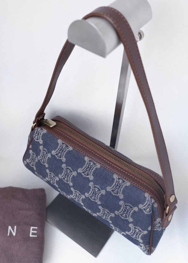 Celine vintage denim bag