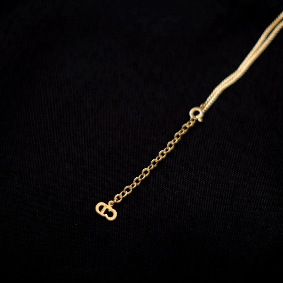 Dior vintage gold necklace