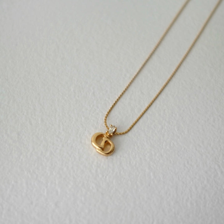 Dior vintage gold necklace