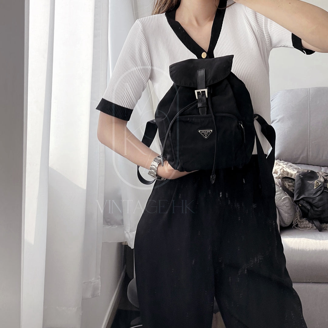 Prada vintage mini nylon backpack