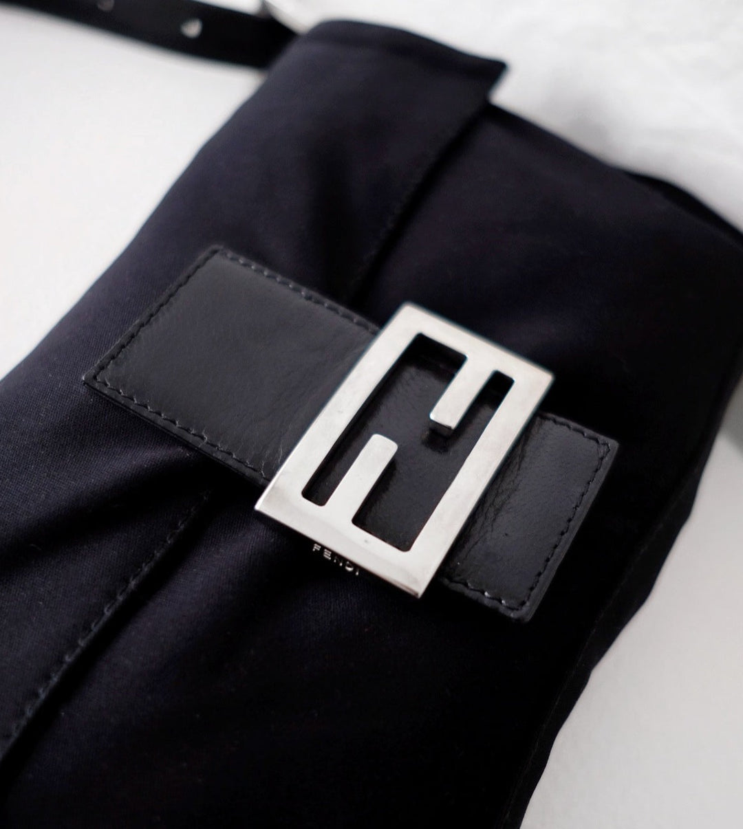 Fendi vintage nylon baguette bag