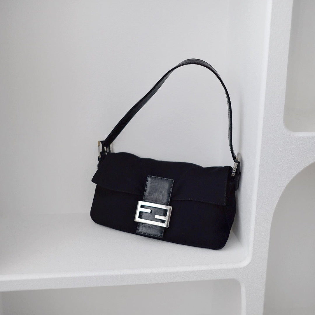 Fendi vintage nylon baguette bag