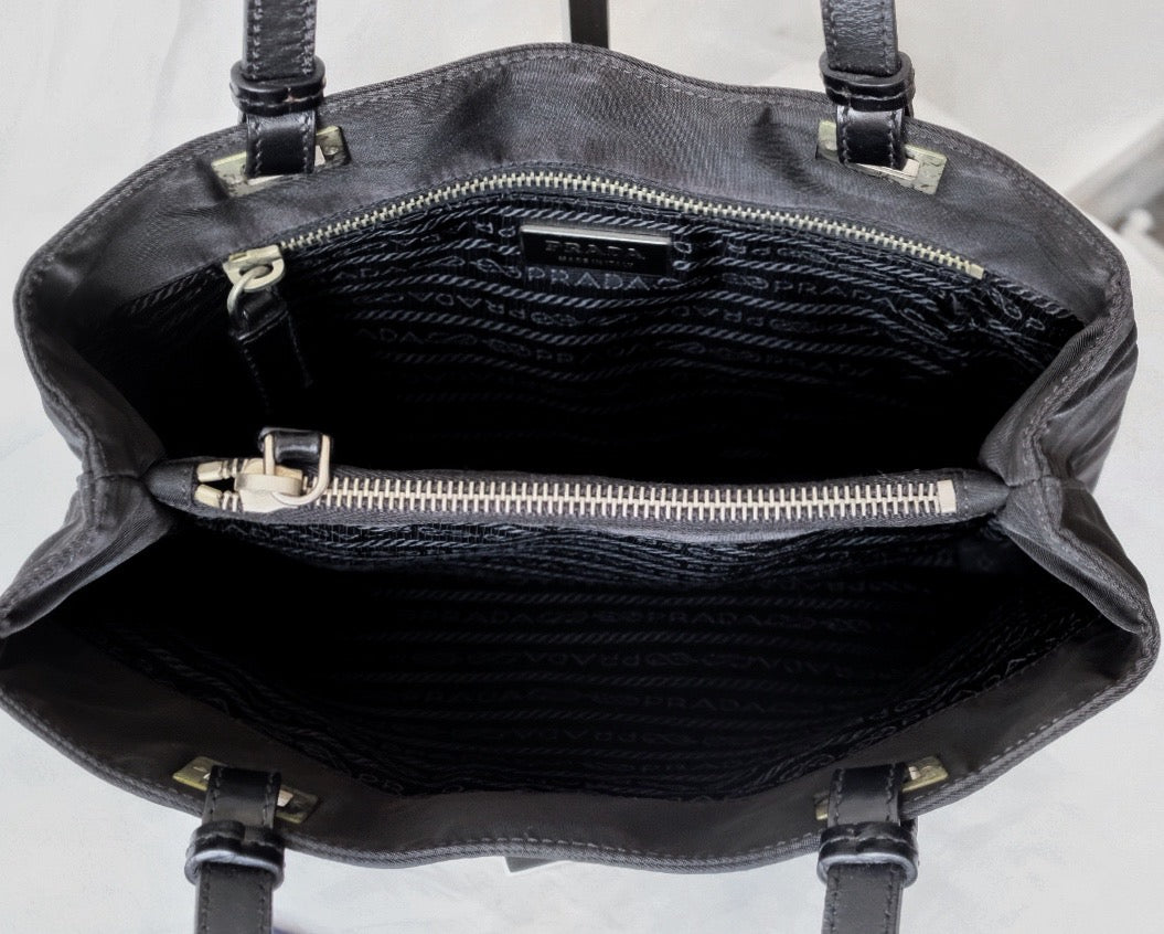 Prada vintage nylon tote bag