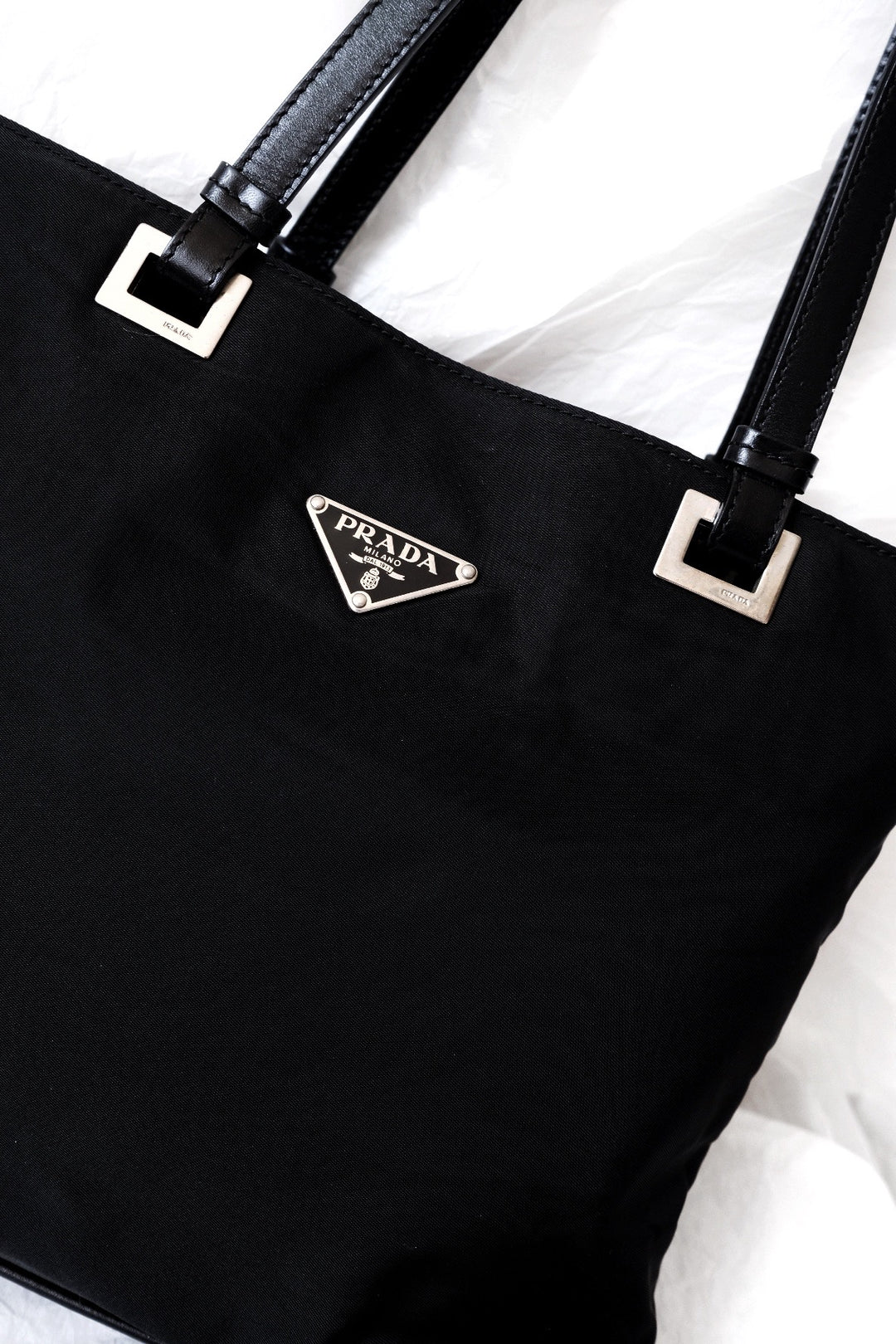 Prada vintage nylon tote bag