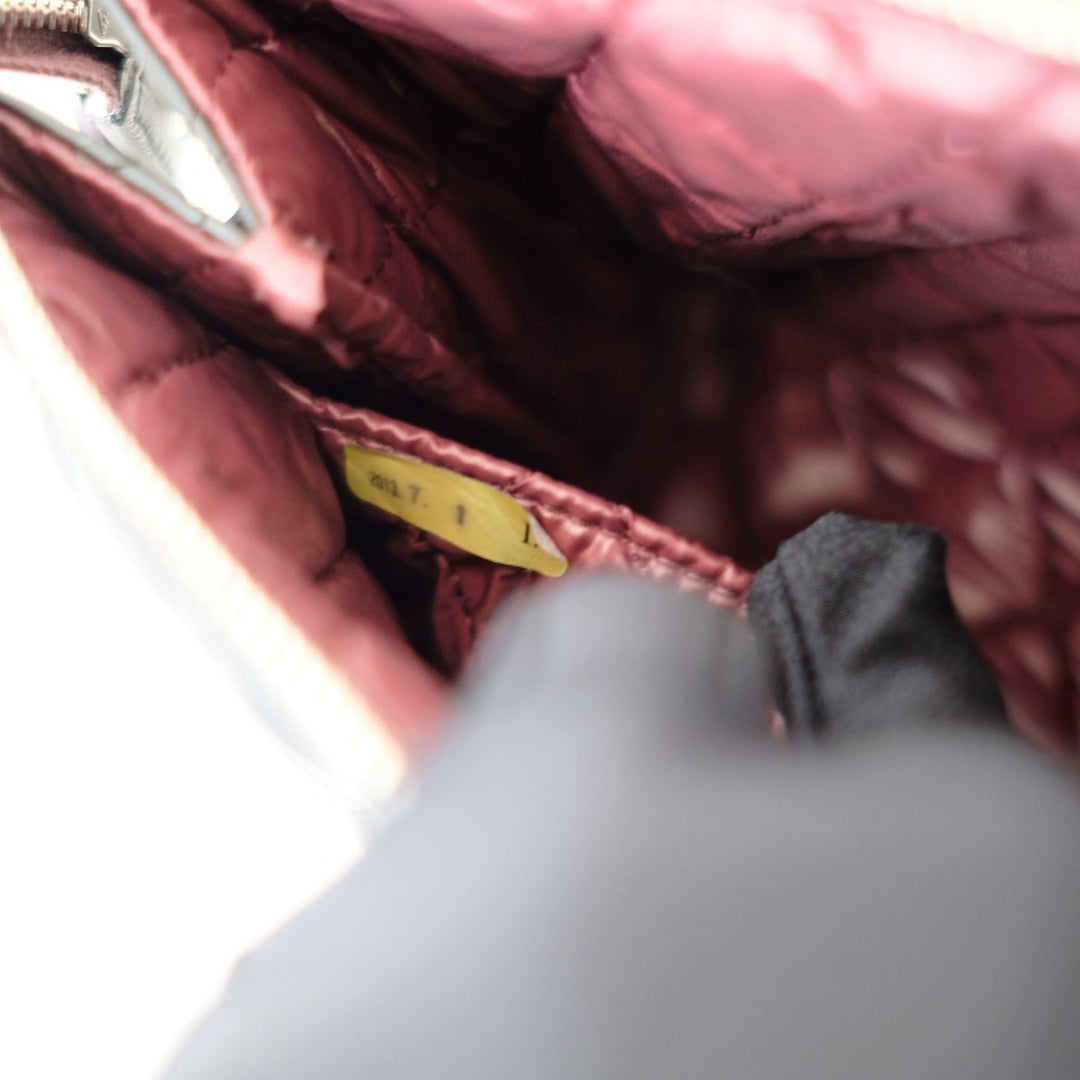 Chanel matelasse quilted clutch bag+chain