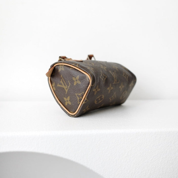 Louis Vuitton speedy mini monogram canvas monogram hand bag