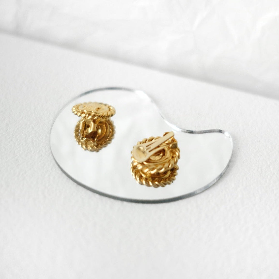 Celine vintage gold earrings