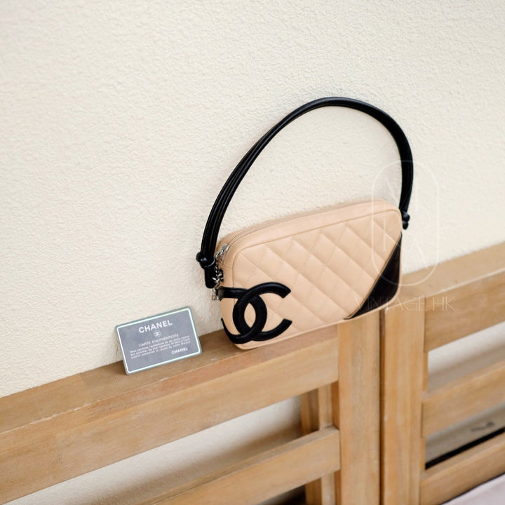 Chanel cambon small rectangle coco beige handbag