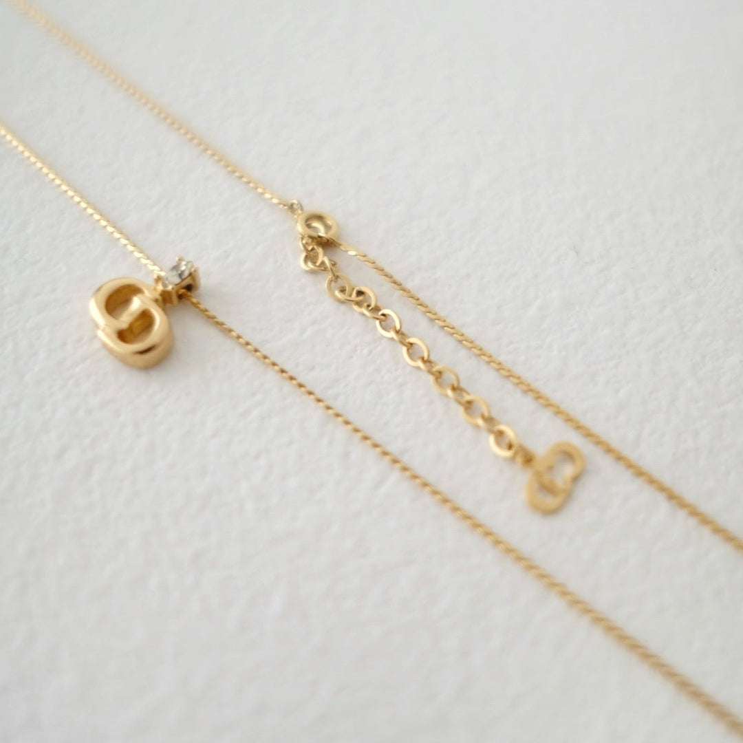 Dior vintage gold necklace