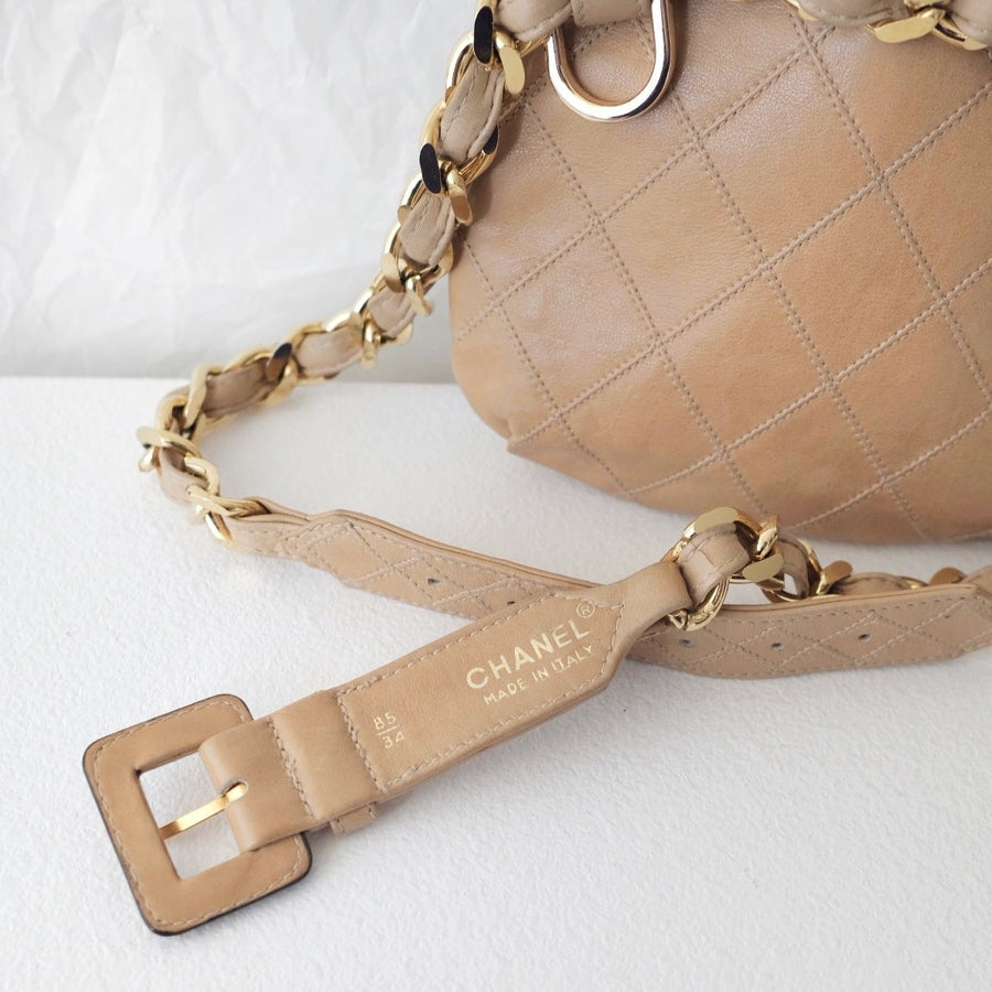 Chanel quilted  CC belt bag