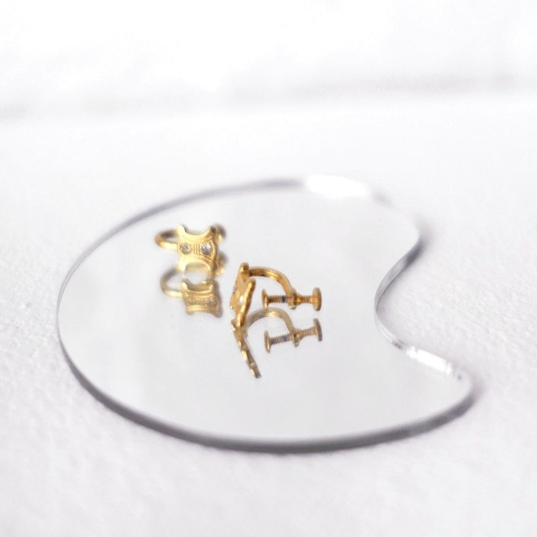Celine vintage gold earrings