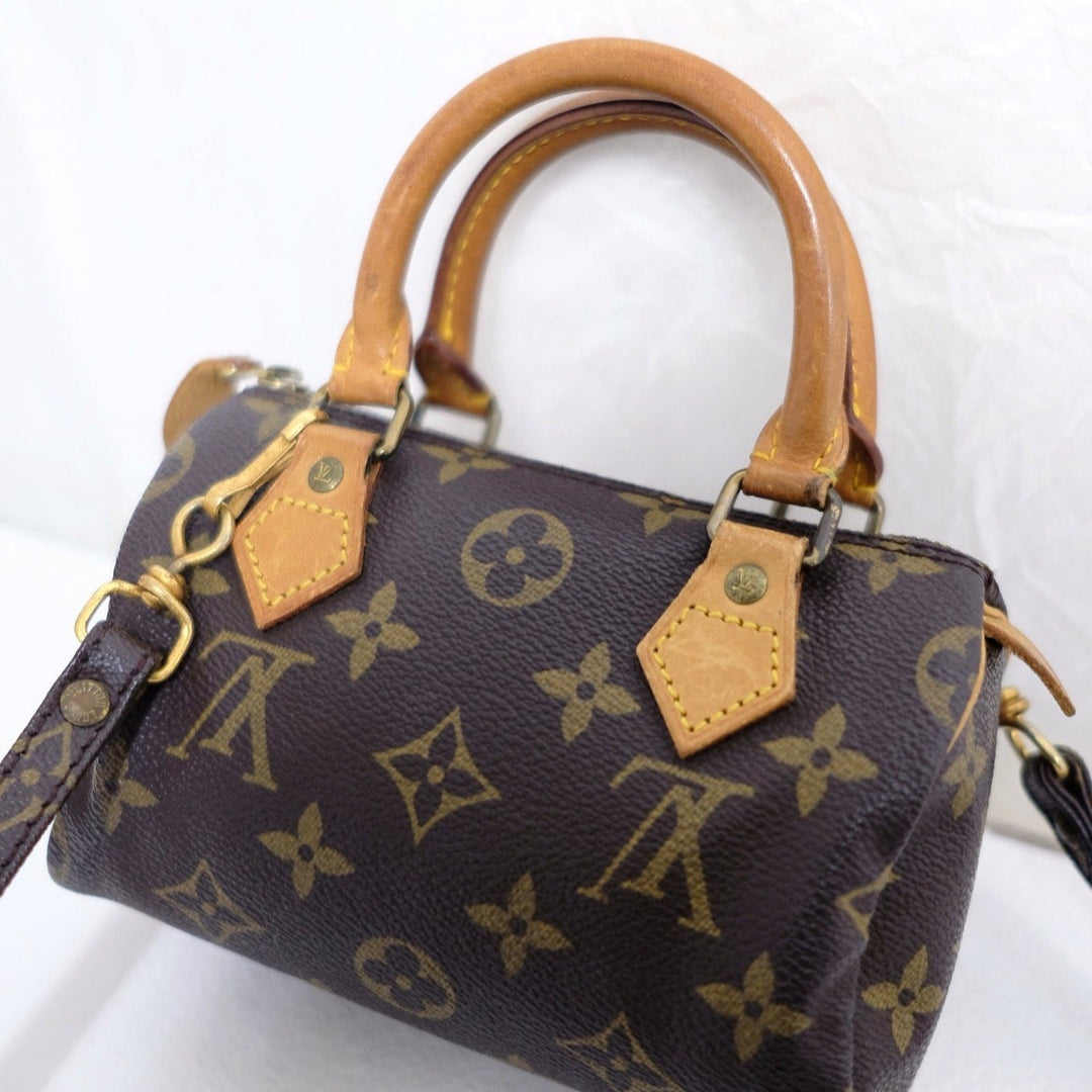 Louis Vuitton speedy mini monogram canvas monogram hand bag