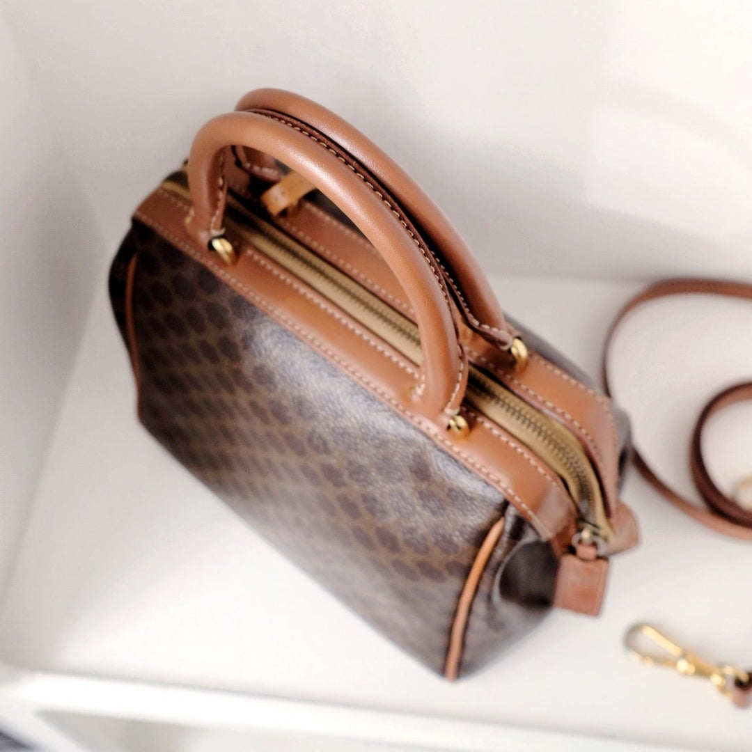 Celine macadam 2way mini boston bag