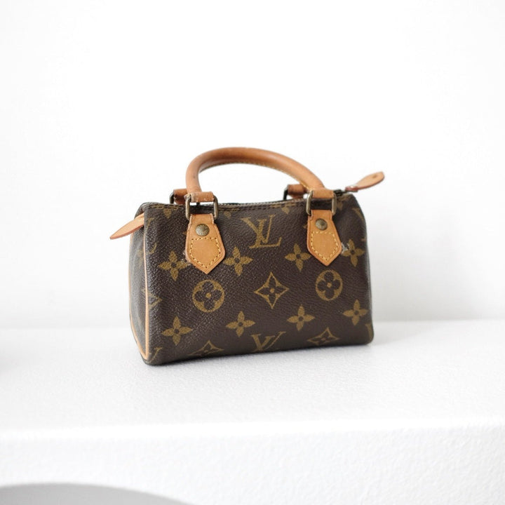 Louis Vuitton speedy mini monogram canvas monogram hand bag