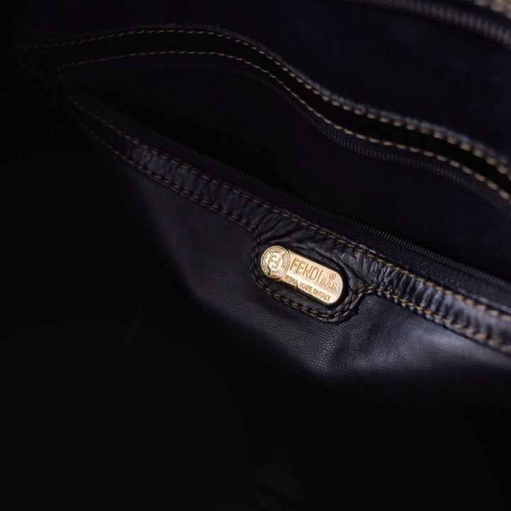 Fendi old zucka pvc tote bag