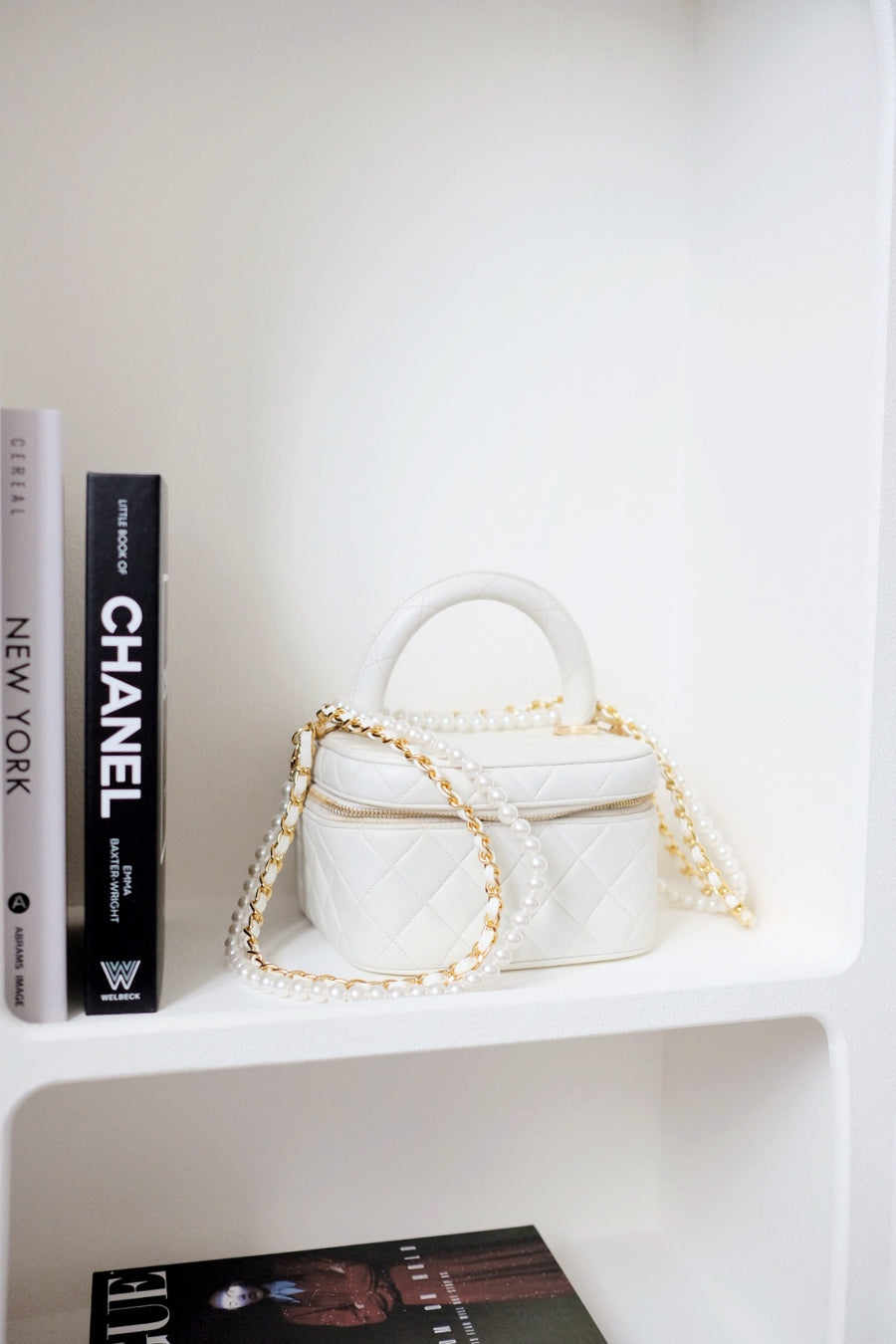 Chanel coco sheepskin wash handbag