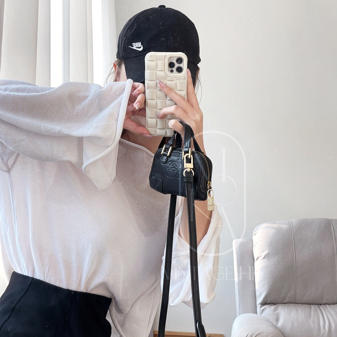 Loewe  amazona  leather mini bag