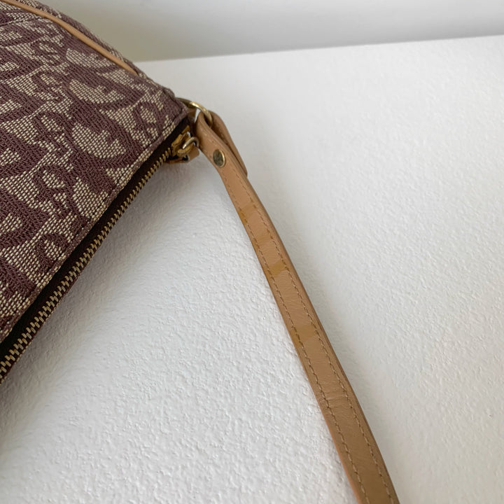 Dior brown small saddle bag