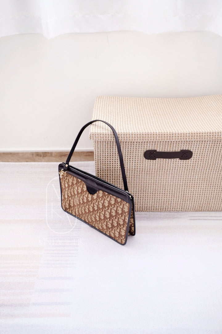 Dior vintage monogram clutch bag