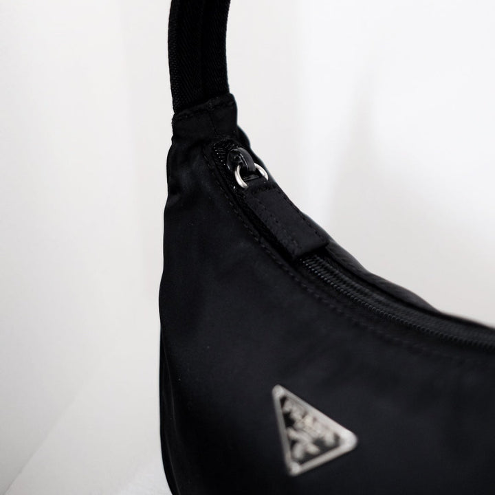 Prada nylon hobo bag