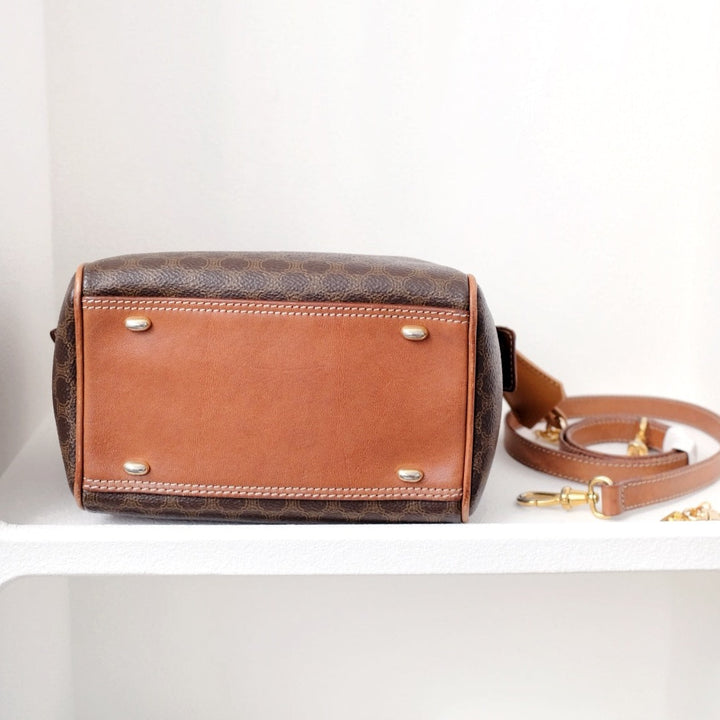 Celine macadam 2way mini boston bag