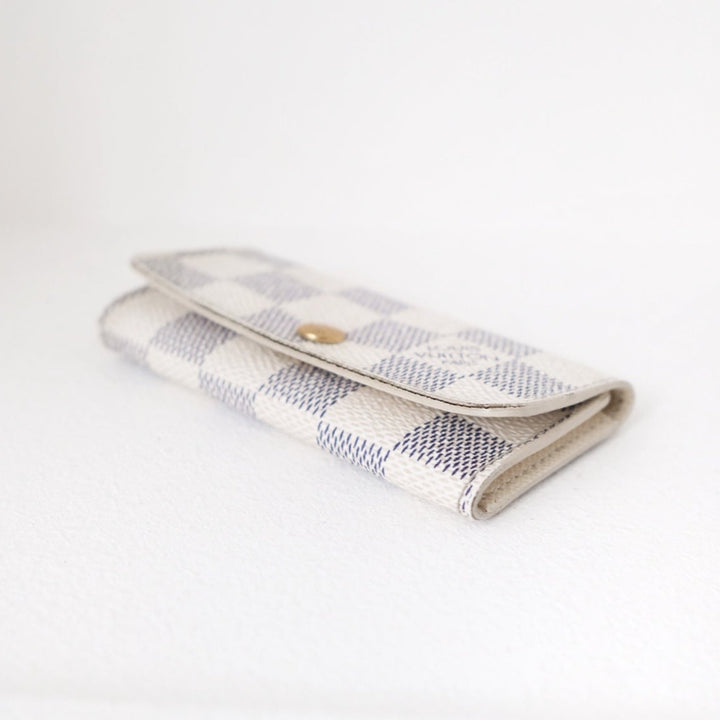 Louis Vuitton damier azur multicles 4-key case