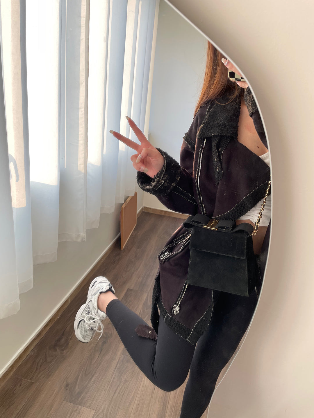 Ferragamo vintage suede bag