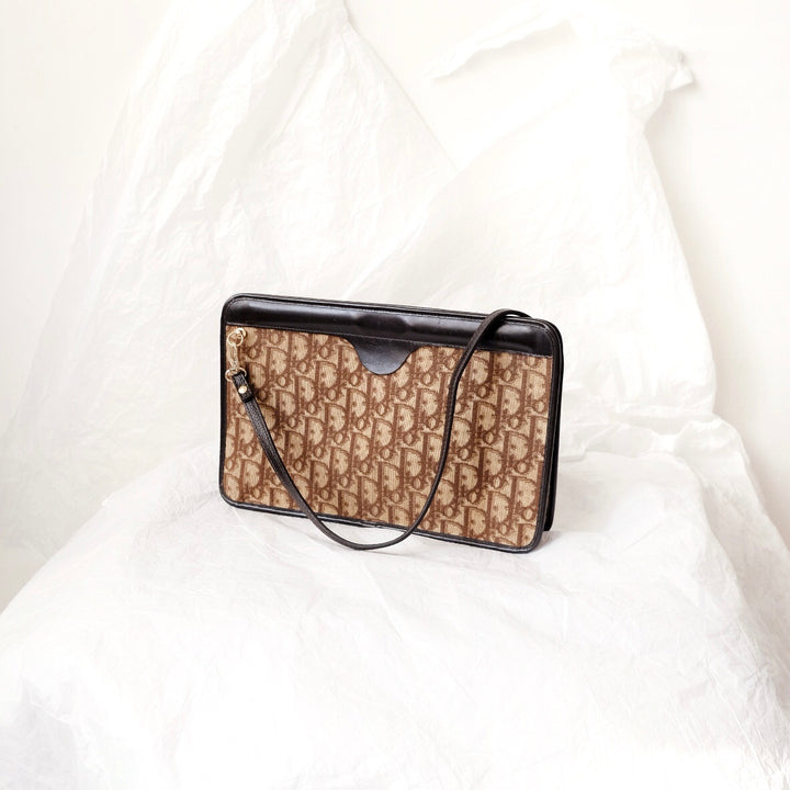 Dior vintage monogram clutch bag