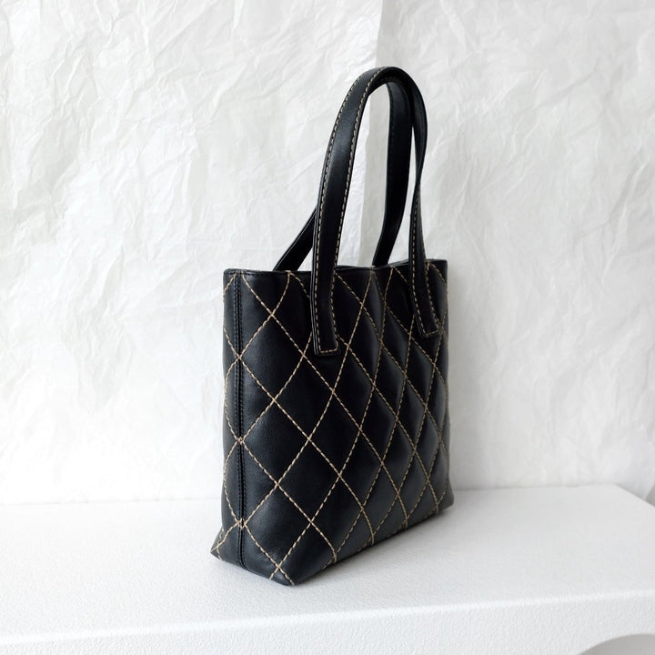 Chanel wild stitch cc tote bag