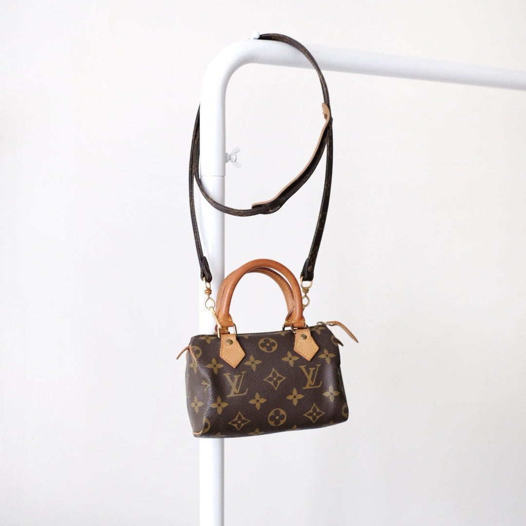 Louis Vuitton speedy mini monogram canvas monogram hand bag