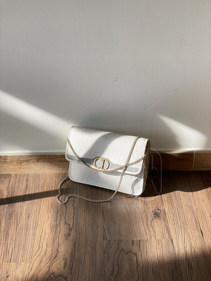 Dior vintage honeycomb pvc chain shoulder bag