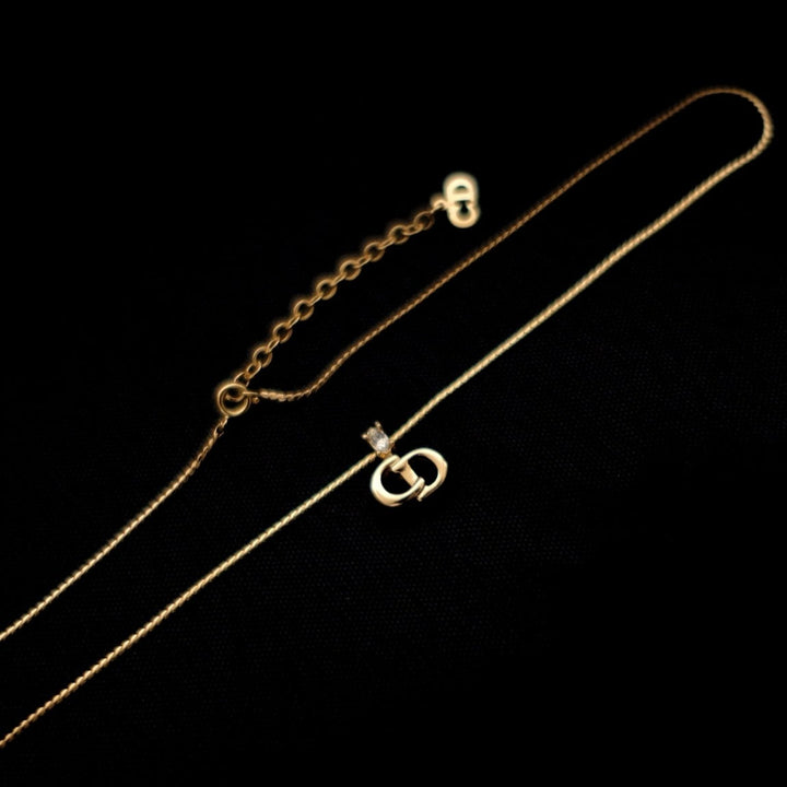 Dior vintage gold necklace