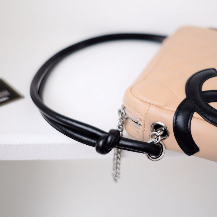 Chanel cambon small rectangle coco beige handbag