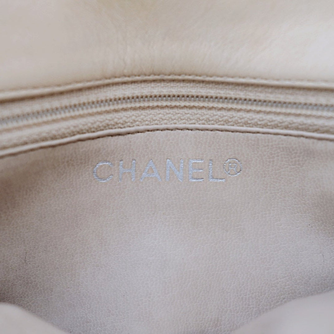 Chanel vintage quilted sheepskin CC belt bag