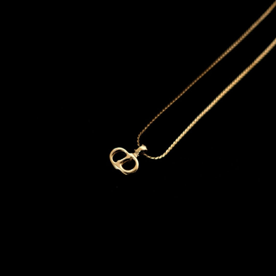 Dior vintage gold necklace