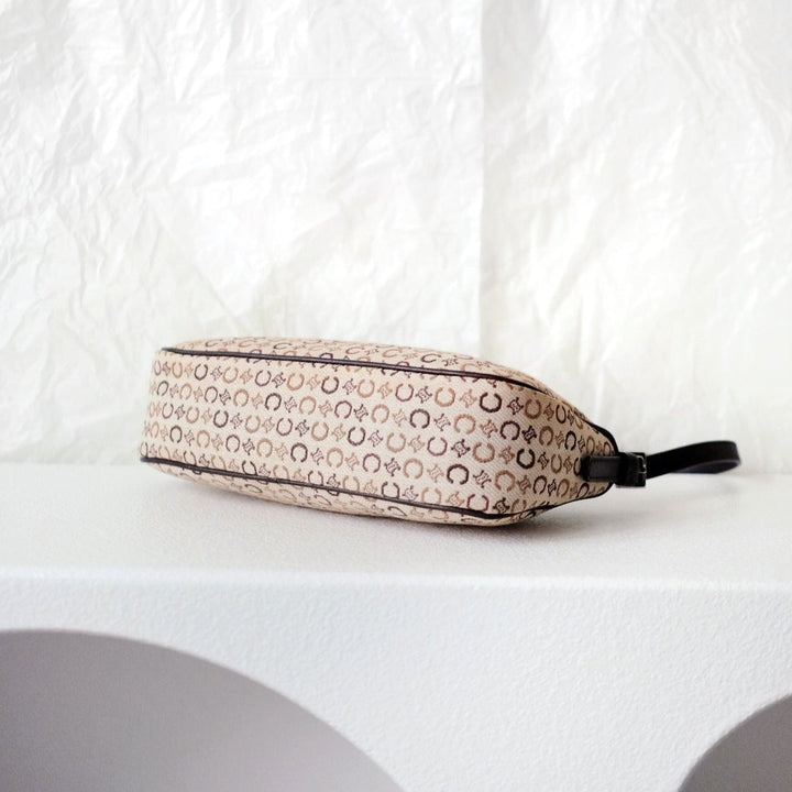 Celine canvas leather shoulder bag