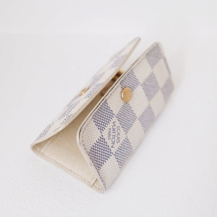 Louis Vuitton damier azur multicles 4-key case