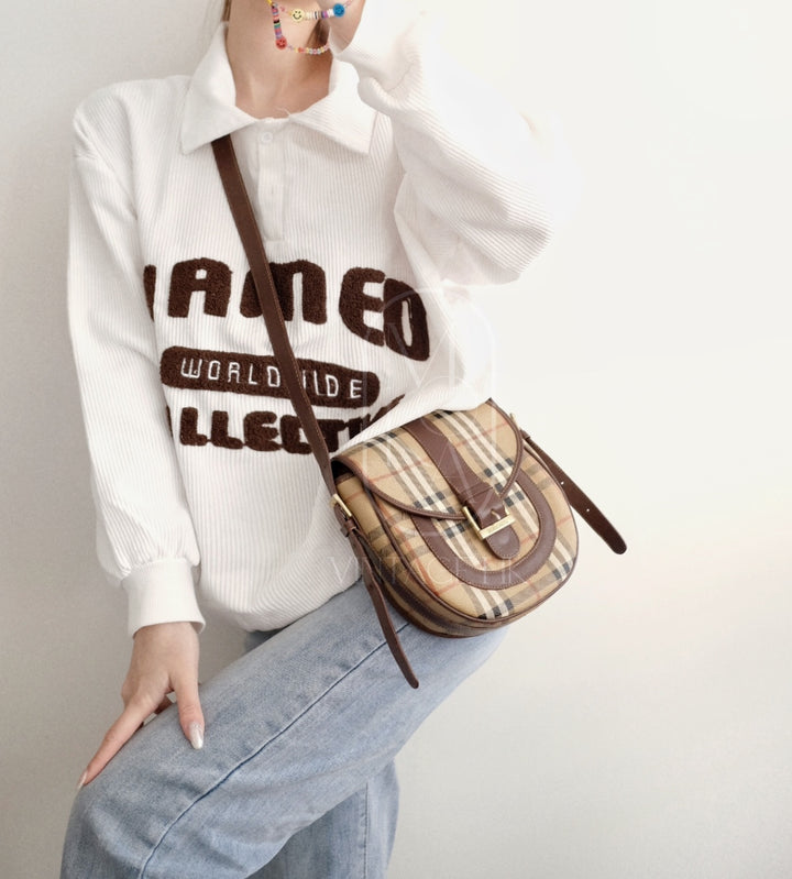 Burberry vintage pvc cross body bag