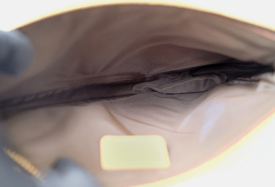Dior brown small saddle bag