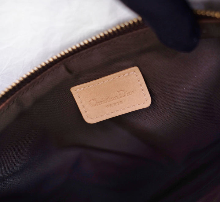 Dior brown small saddle bag