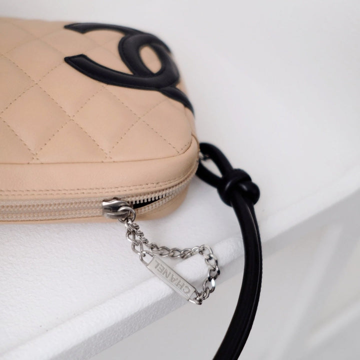 Chanel cambon small rectangle coco beige handbag