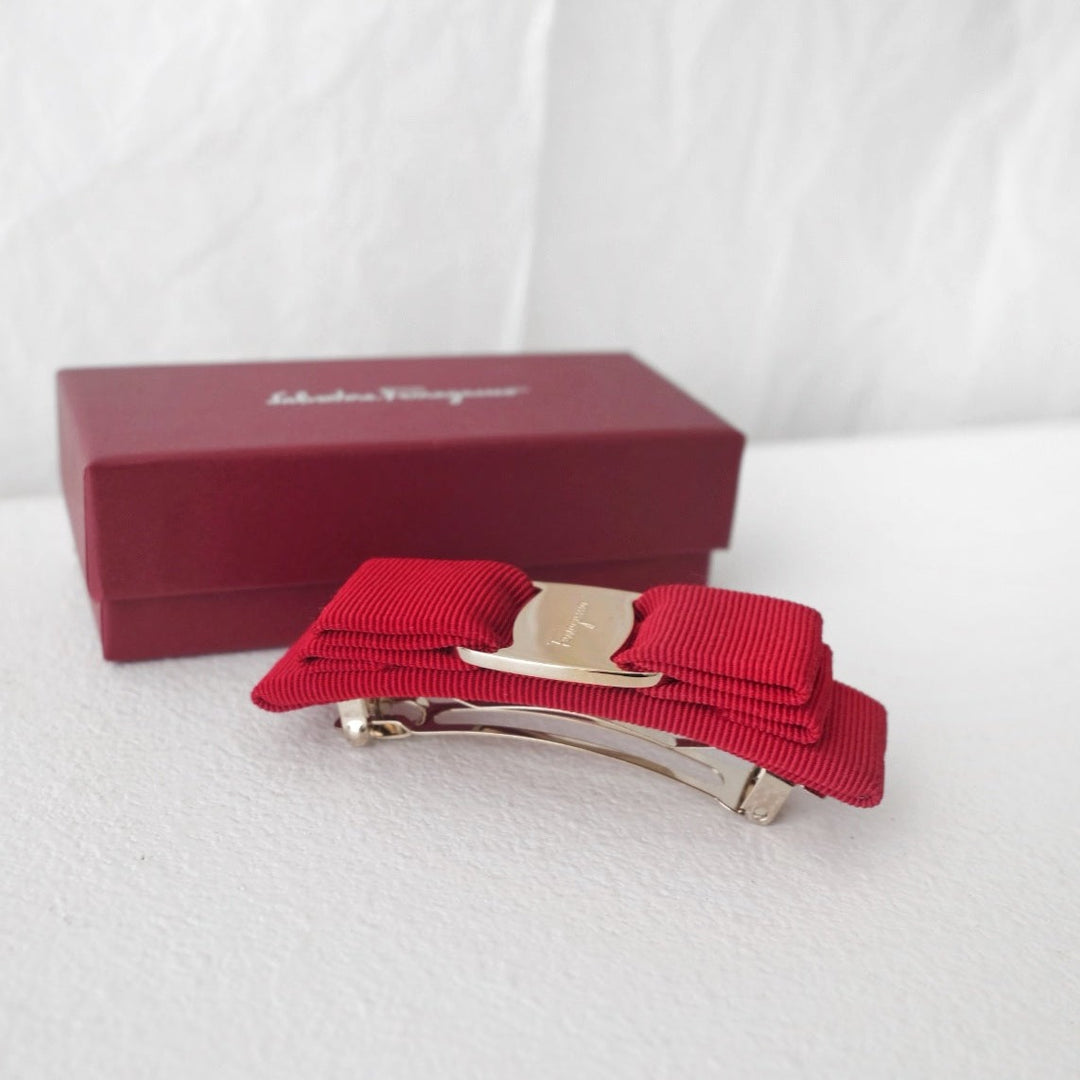 Ferragamo vintage hair clip