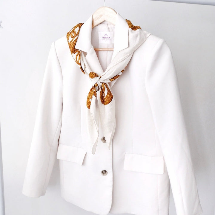 Chanel vintage silk scarf No.CHS211