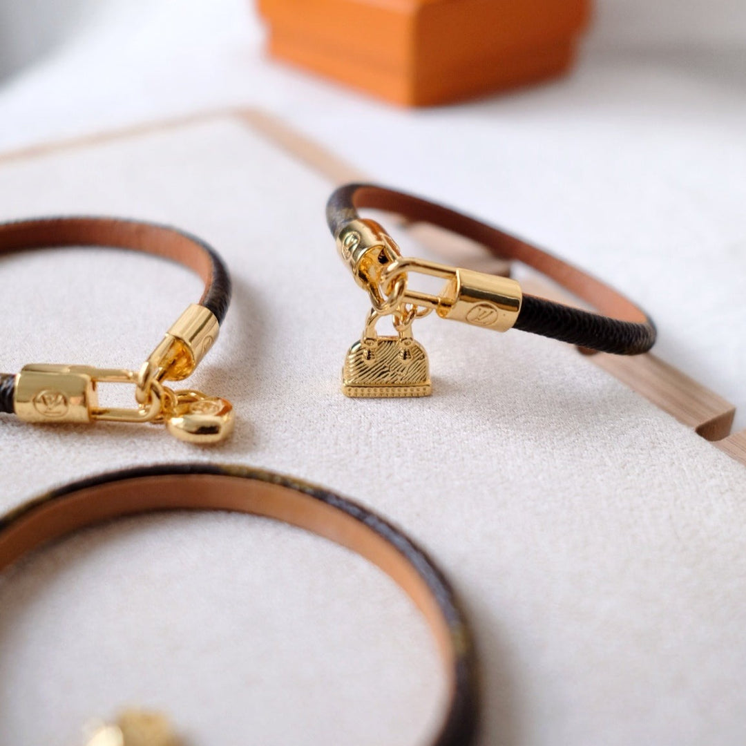 Louis Vuitton leather handmade accessories
