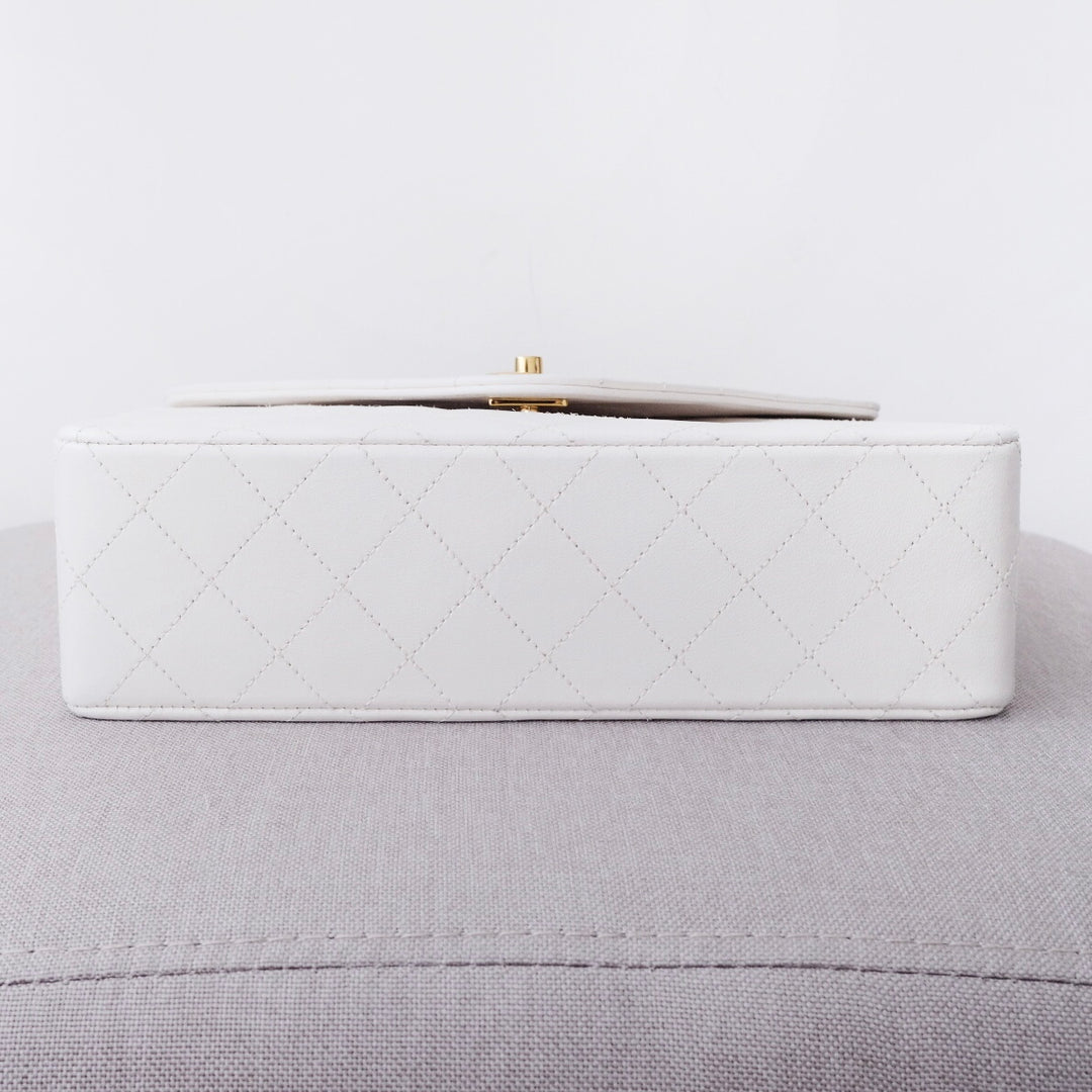 Chanel vintage triangle classic flap chain bag