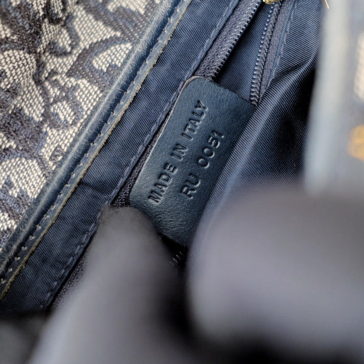 Dior vintagre trotter saddle bag