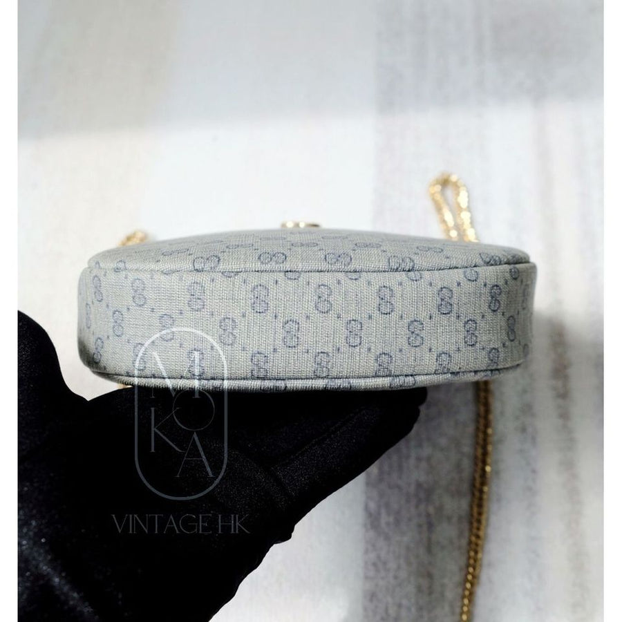 Gucci vintage monogram GG round crossbody bag